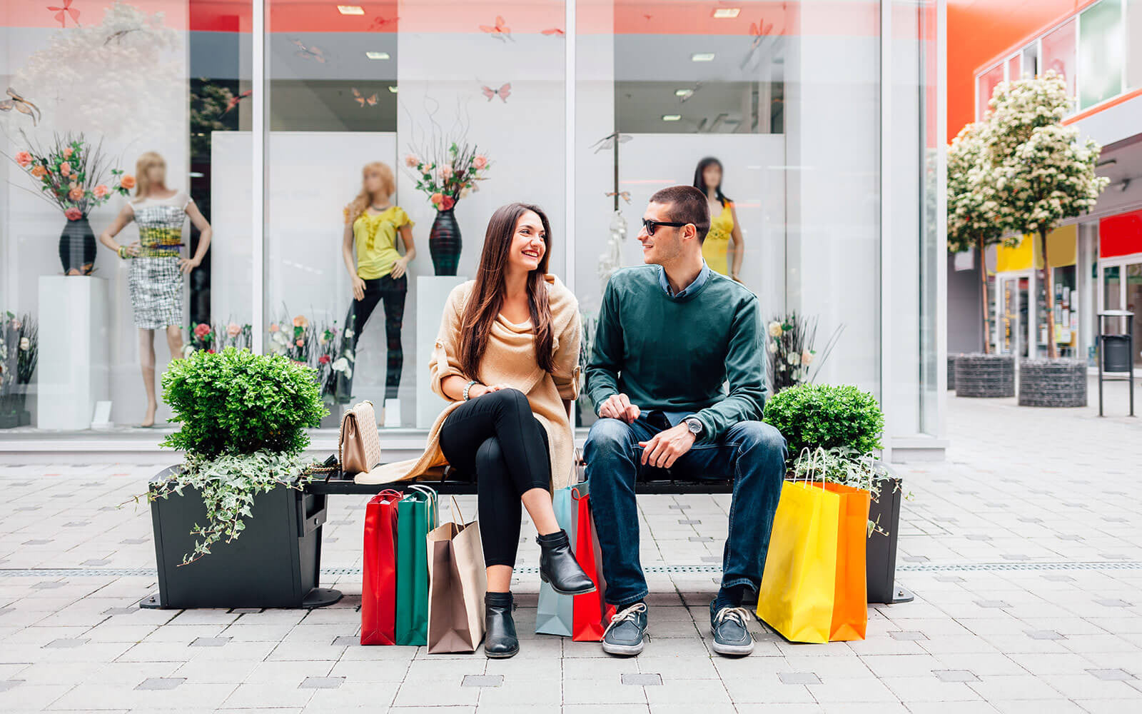 Weekend shopping at Glam Stores