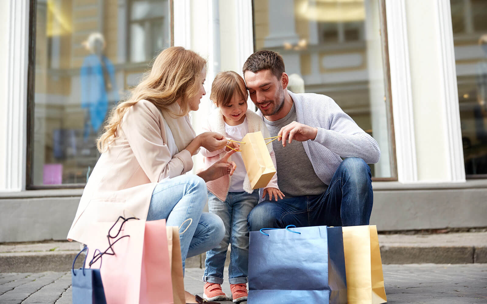 Shopping for the tiny tot is so much fun for the family